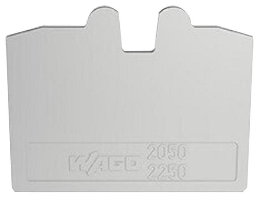 1.1mm End and Intermediate Plate, Grey, 2050 Series - 2050-1291