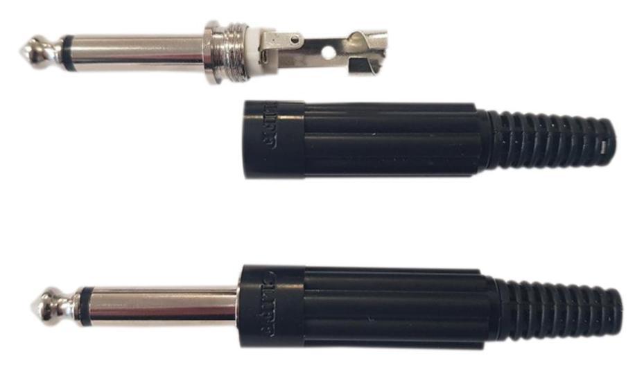 6.35mm 1/4" Mono Jack Plug - FM1022