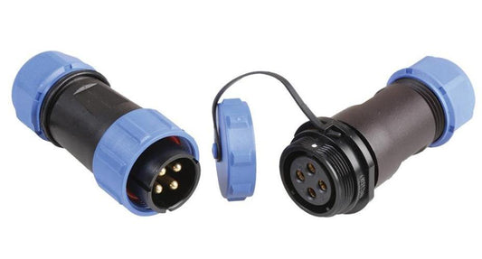 4  Pole Circular Threaded Cable Joining Kit, 250V AC, 30A, 7mm - 12mm - PELH0008