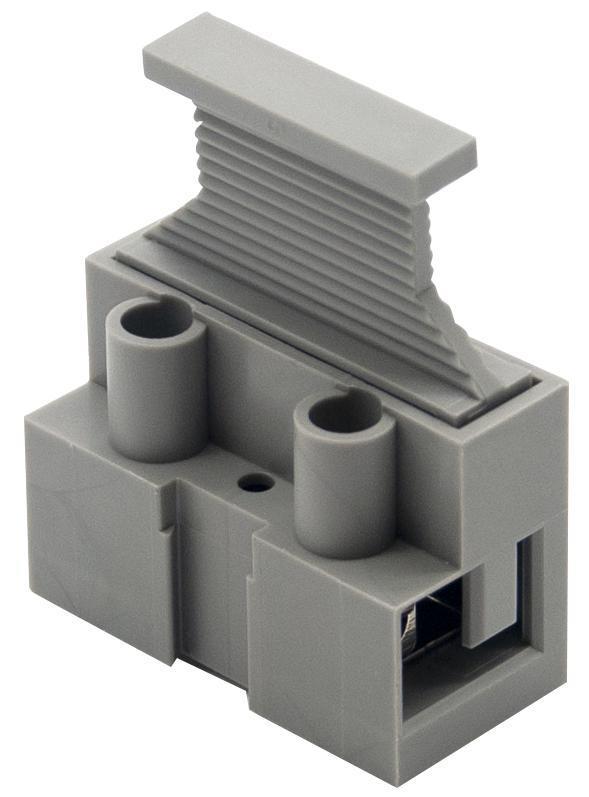 1-Pole Vertical Fuse Terminal Block, Interlocking, 450V, 24A - TLF-100-1P
