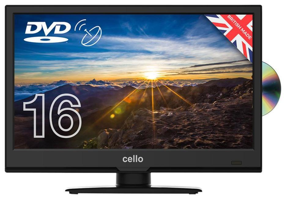 16" Full HD LED TV with DVD and Satellite Tuner, Freeview HD - C1620FS