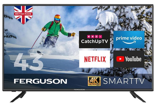 43" 4K UHD Smart LED TV with Freeview HD - F4320RTS4K