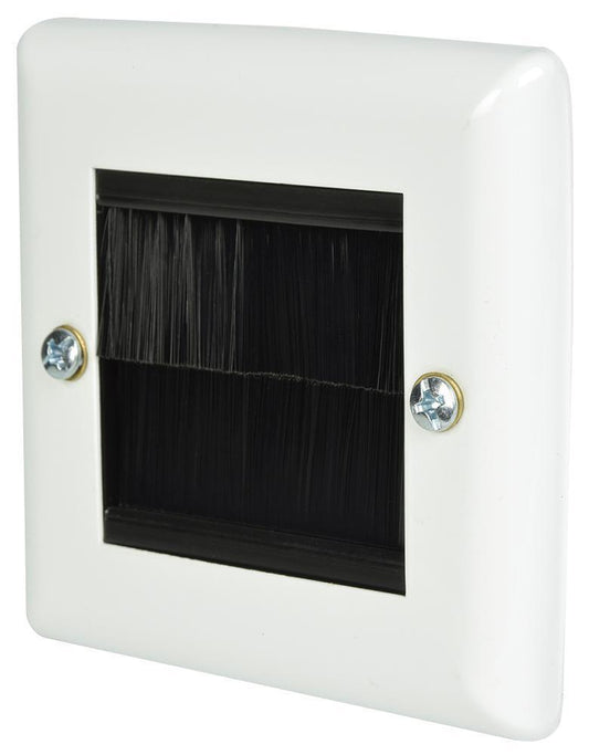 1 Gang Steel Brush Plate - 123.271UK