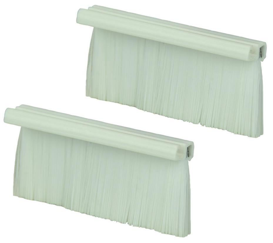 1 Gang Brush Plate Replacement Brushes, White (pair) - 123.281UK