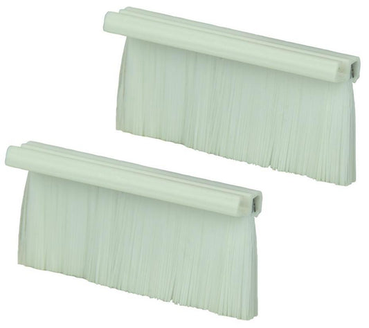 1 Gang Brush Plate Replacement Brushes, White (pair) - 123.281UK