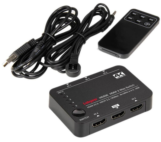 5 Way 4K HDMI Switch with IR - HDS5K