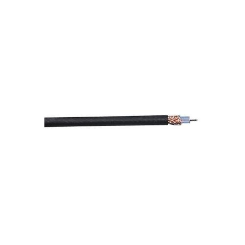 PRO POWER - RG6UALBLK - RG6U COAXIAL CABLE BLACK ALUMINIUM BRAID 100 METRES