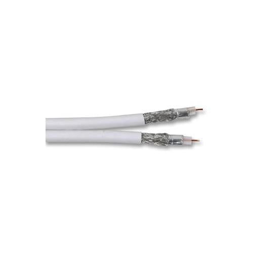 PRO POWER - RG6UTWINWHT - COAX RG6U TWIN 100 METRES WHITE