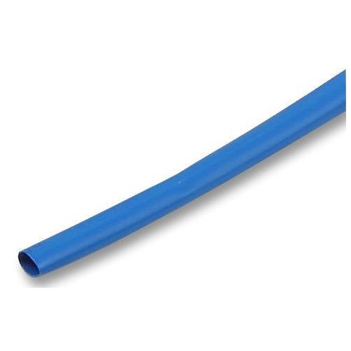 6.4mm 2:1 Normal Wall Heat Shrink Tubing, Blue, 1.2m - PELB0364