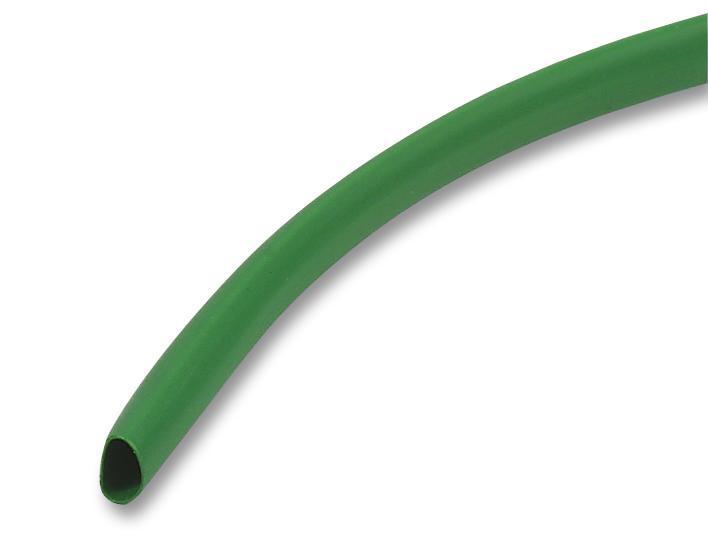 6.4mm 2:1 Normal Wall Heat Shrink Tubing, Green, 1.2m - PELB0388