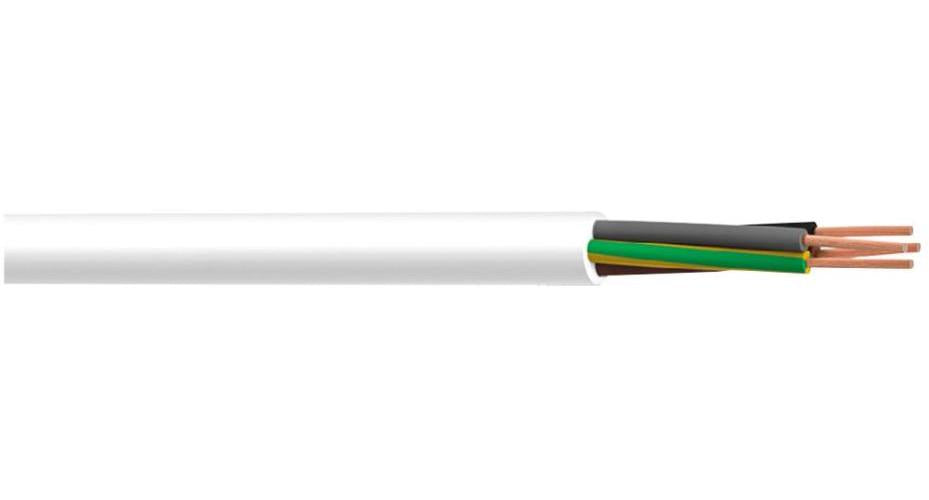 4 Core 4094Y Flexible Cable, White, 1.50mm, 50m - PELB0501