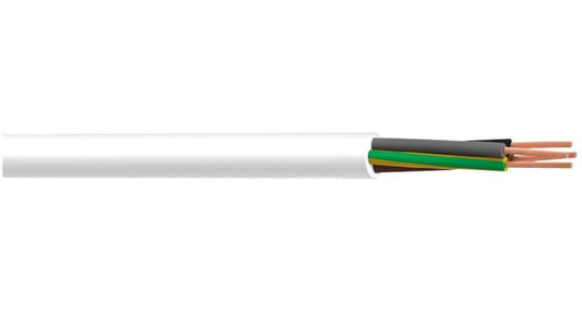 4 Core 4094Y Flexible Cable, White, 1.50mm, 50m - PELB0501