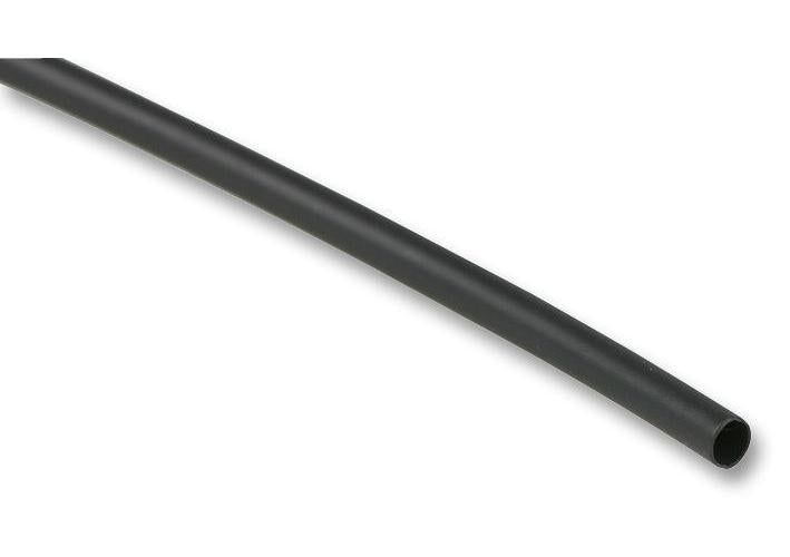 1.6mm 2:1 Thin Wall Heat Shrink Tubing, Black, 1.2m - PELB0588
