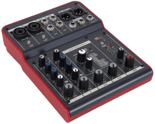 6 Channel Compact Audio Mixer with DSP - MQ6FX