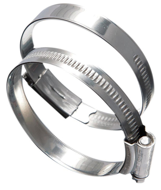 150mm - 180mm Stainless Steel Hose Clips, 10 Pack - ECW4-8