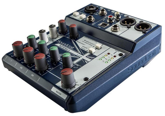 5 Channel Compact Analogue Audio Mixer - NOTEPAD5