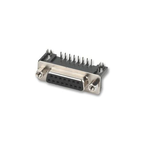 MULTICOMP - 5504F1-15S-02A-03 - SOCKET, D PCB R/A 15 WAY BL