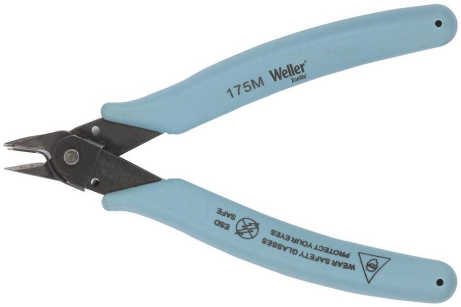 5" (127mm) Xcelite Electronic Full Flush Shear Cutters - 175MN