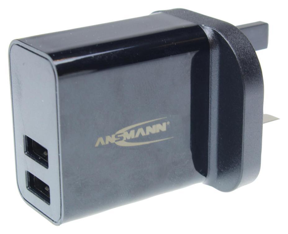 5V, 2.4A HC224UK Dual USB Home Charger - 1001-0105