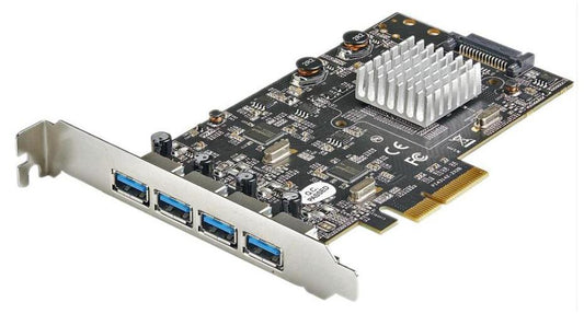 4 Port USB 3.2 Gen 2 10Gb/s PCI-Ex Card, 4x USB-A - PEXUSB314A2V2