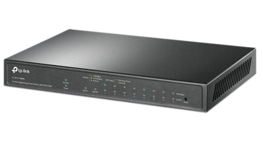 10 Port Gigabit Easy Smart Switch with PoE+ and SFP Slot - TL-SG1210MPE
