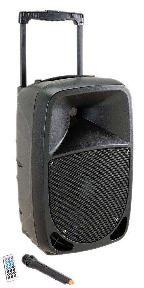 10" Portable Speaker 125W with USB/SD/BT &amp; VHF Mic - GO-SOUND 10AMW