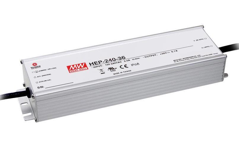 12V, 16A, 192W, ITE, Enclosed Power Supply - HEP-240-12A