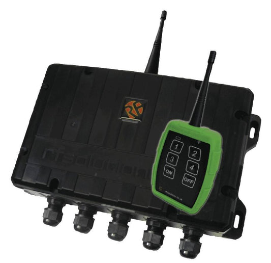 4 Channel Remote Control System, 12V DC - 32V DC, 2Km, 868MHz - TRAPELITE-8S4