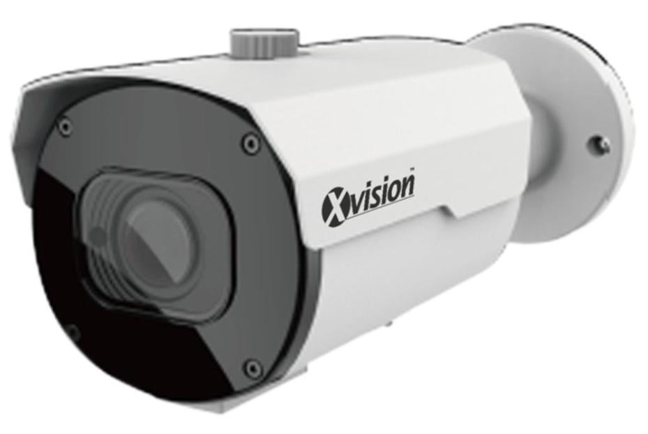 5MP PoE 2.7-12mm Motorised Auto-Focus Starlight Bullet Camera 60M IR, IP66 - X4C5000BM-W-2N