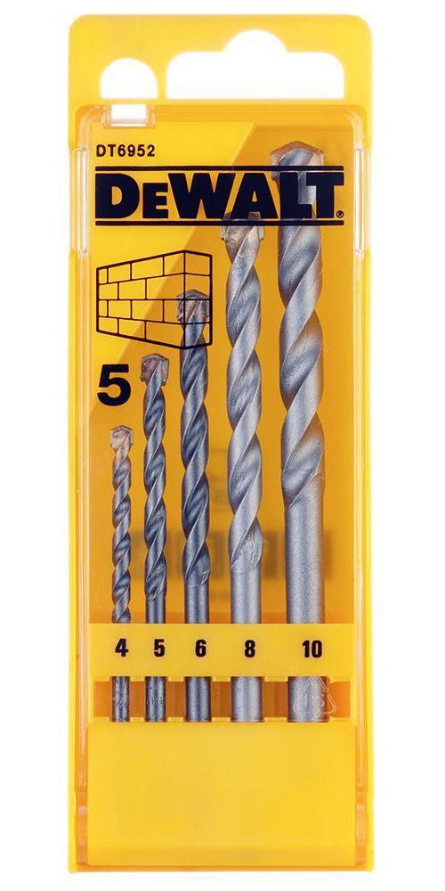Masonry Drill Bit Set, 5 Piece - DT6952-QZ