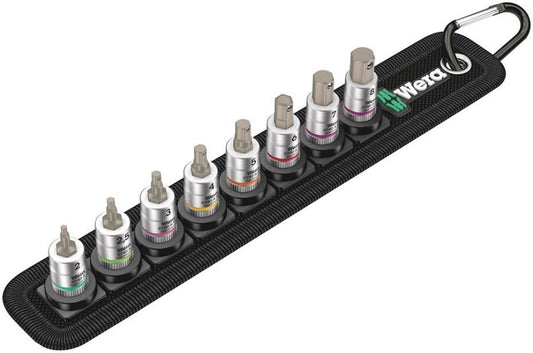 1/4" Zyklop Hex-Plus Holding Function Bit Socket Set, 8 Piece - 05003881001