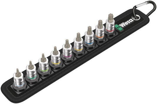 1/4" Zyklop Holding Function Torx Bit Socket Set, 9 Piece - 05003882001