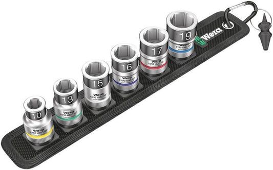 1/2" Zyklop Holding Function Socket Set, 7 Piece - 05003995001