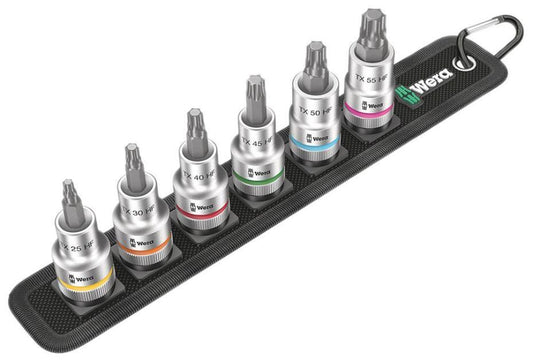 1/2" Zyklop Holding Function Torx Bit Socket Set, 6 Piece - 05003997001