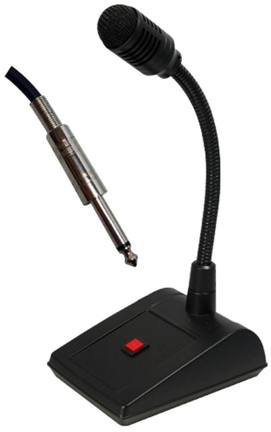6.3mm Desktop Paging Microphone, 3m Lead - SIGNET 1J