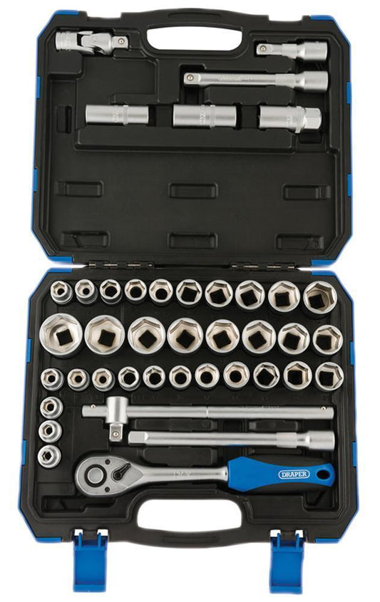 1/2" Square Drive Metric / Imperial Socket Set, 41 Piece - 82136