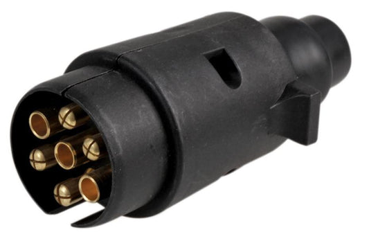 12N 7 Pin Towing Plug, Plastic - A0057