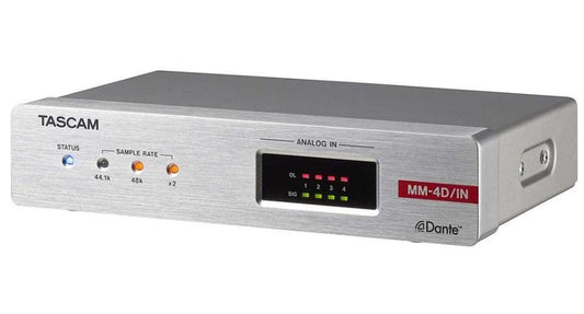 4x4 Euroblock Analog-Dante Converter with Mixer/DSP - MM-4D-IN-E