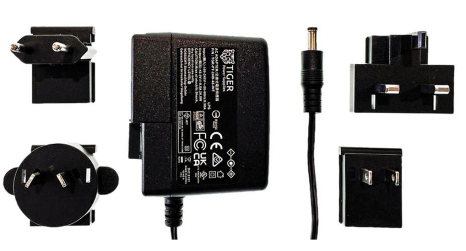 48V, 500mA, International Plug In Power Supply (Level VI) - TGR-PT-24W-48-INT