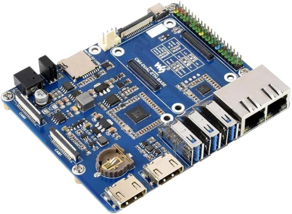 Dual Ethernet Board For Raspberry Pi Compute Module 4 - CM4-DUAL-ETH-B ...