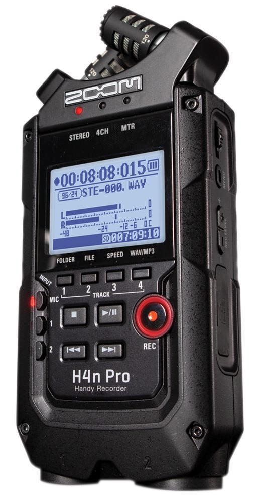 4 Channel Professional Field Recorder & USB Interface - H4NPRO BLACK