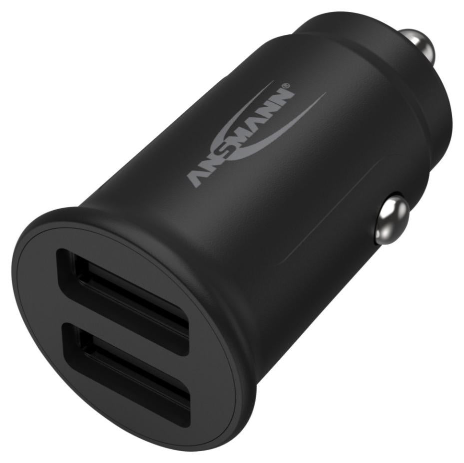 5V, 2.4A CC212 Dual USB In-car Charger - 1000-0030