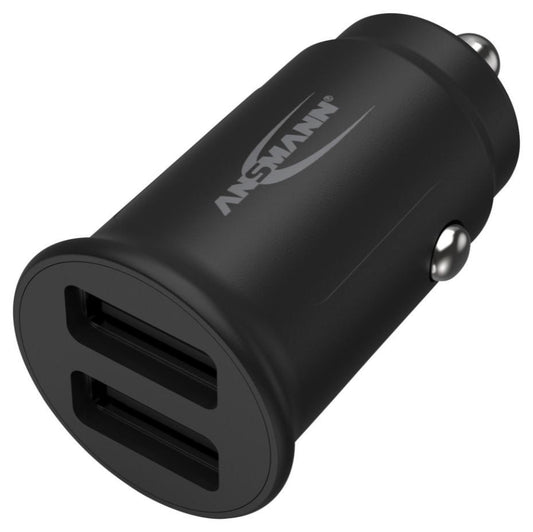 5V, 2.4A CC212 Dual USB In-car Charger - 1000-0030