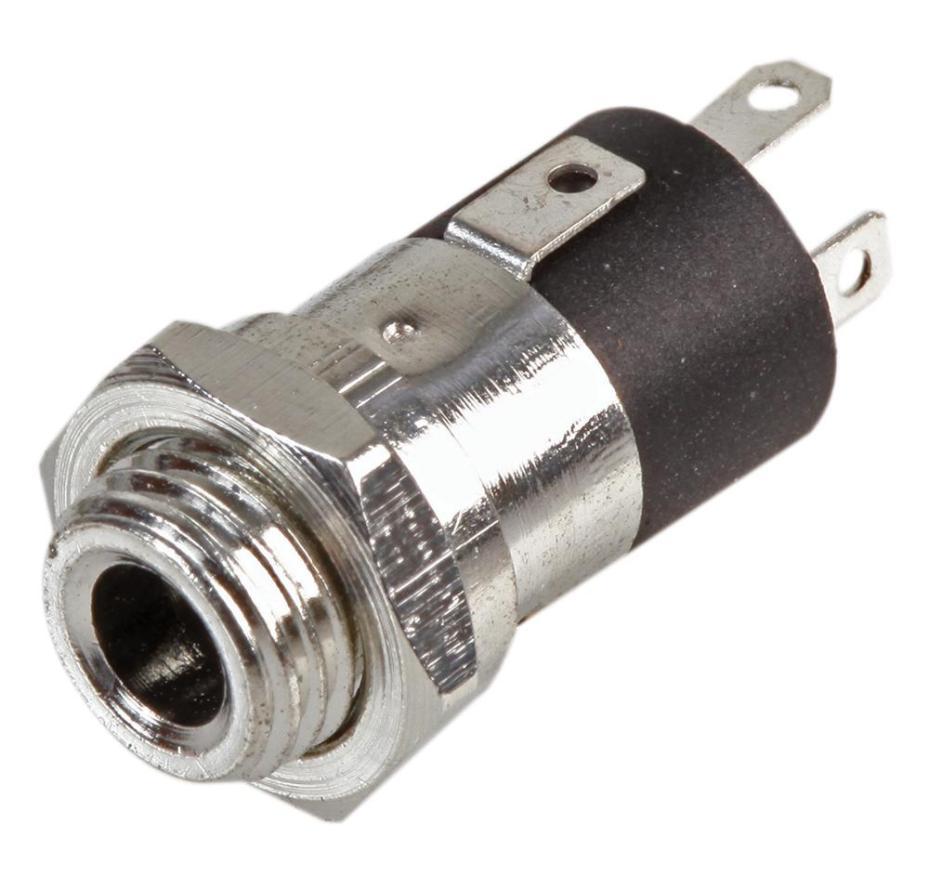 4 Pole 3.5mm Panel Chassis Mount Jack Socket - PS11586