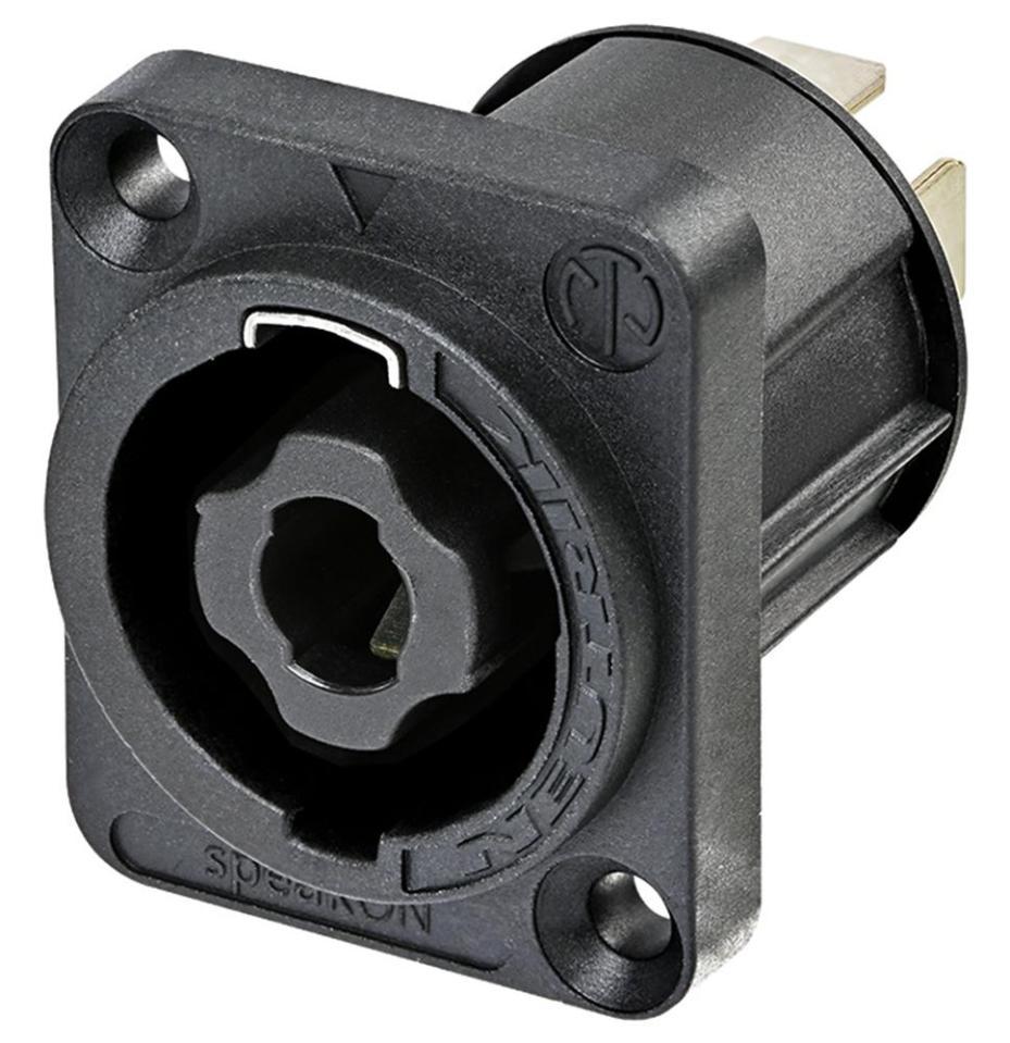 4 Pole Male Chassis Connector - NL4MPXX-UC