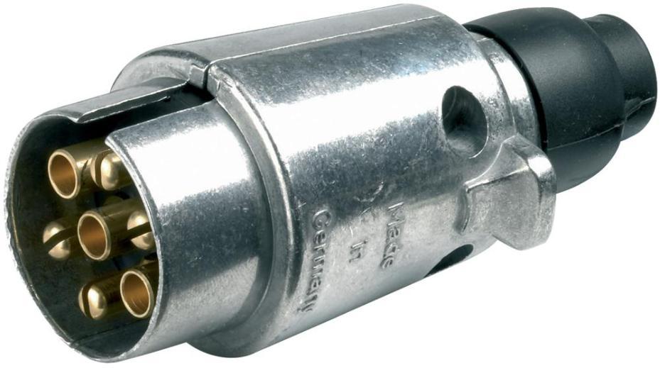12N 7-Pin Towing Plug, Metal - A0006.