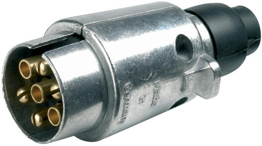 12N 7-Pin Towing Plug, Metal - A0006.