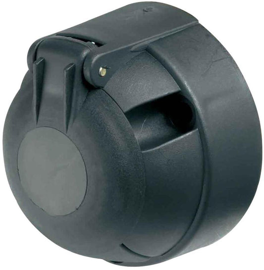12N 7-Pin Towing Socket, Plastic, with Fog Cut-Out - A0012.