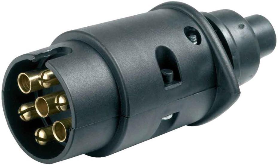12N 7-Pin Towing Plug, Plastic - A0013.