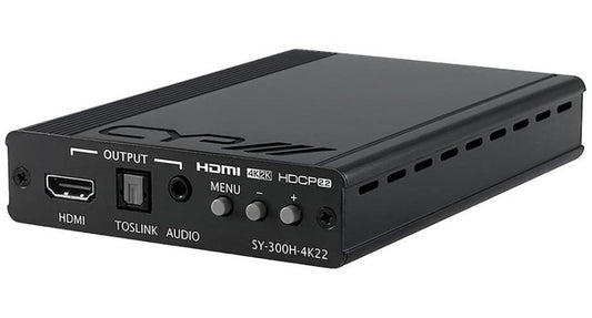 4K HDMI-to-HDMI Scaler with Audio Embed & De-Embed - SY-300H-4K22